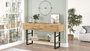 Hanah Home Ml23-A Recibidor Pino Atlántico, Tablero Partículas Melaminado, 138.8x75.7x43 cm