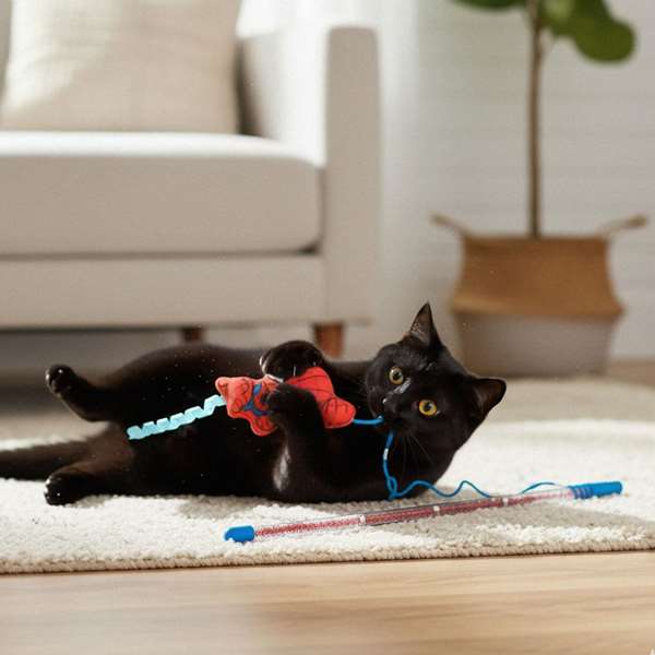 Cerdá Varita para gato Spiderman 9.0 x 46.0 x 4.0 cm Edad mínima 36 meses Rojo Cerdá Varita para gato Spiderman 9.0 x 46.0 x 4.0 cm Edad mínima 36 meses Rojo