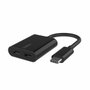 Belkin F7U081BTBLK Adaptador USB-C de Audio y Carga Negro