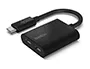 Belkin F7U081BTBLK Adaptador USB-C de Audio y Carga, Negro Belkin F7U081BTBLK Adaptador USB-C de Audio y Carga, Negro