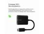 Belkin Rockstar Connect Adaptador USB-C de Audio y Carga Negro F7U081BTBLK