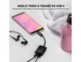 Belkin Rockstar Connect Adaptador USB-C de Audio y Carga Negro F7U081BTBLK