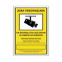 DUVER Señal 839 Plástico 297x210 mm Zona Videovigilada