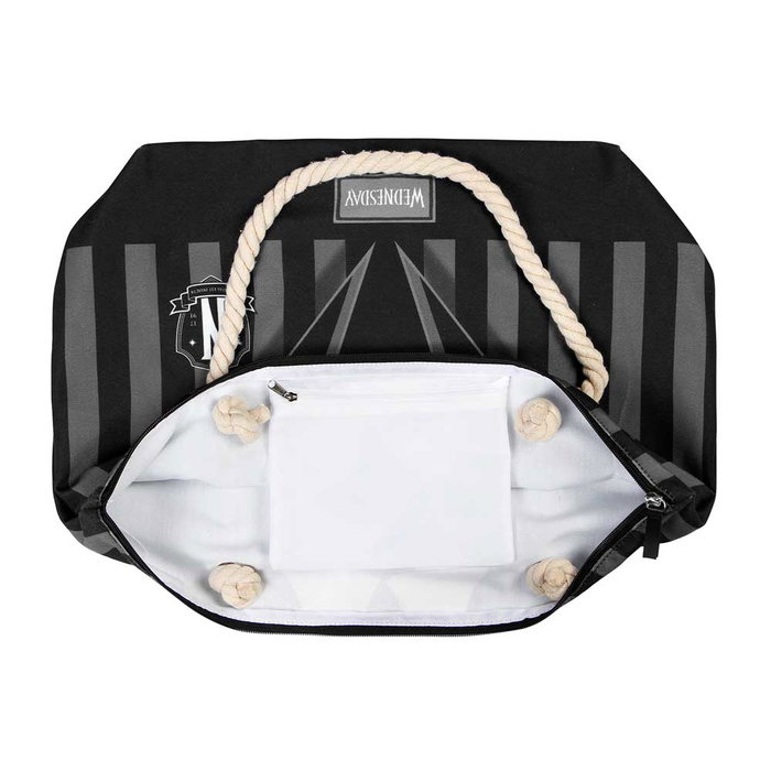Karactermania Bolso de Playa Miércoles Soleil Uniform Negro Karactermania Bolso de Playa Miércoles Soleil Uniform Negro