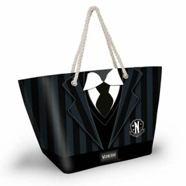 Karactermania Bolso de Playa Miércoles Soleil Uniform Negro