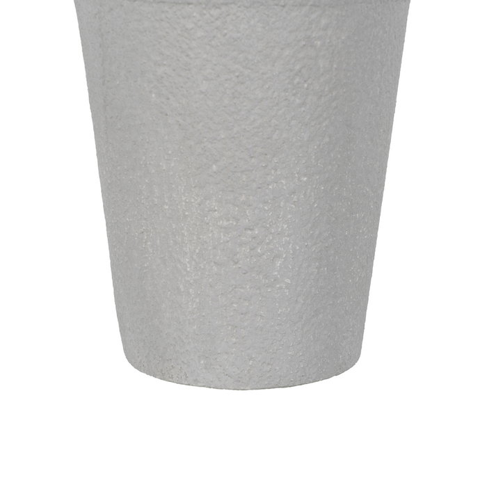 Cántaro Blanco Metal Decoración 18,50 X 18,50 X 46 cm