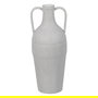 Cántaro Blanco Metal Decoración 18,50 X 18,50 X 46 cm
