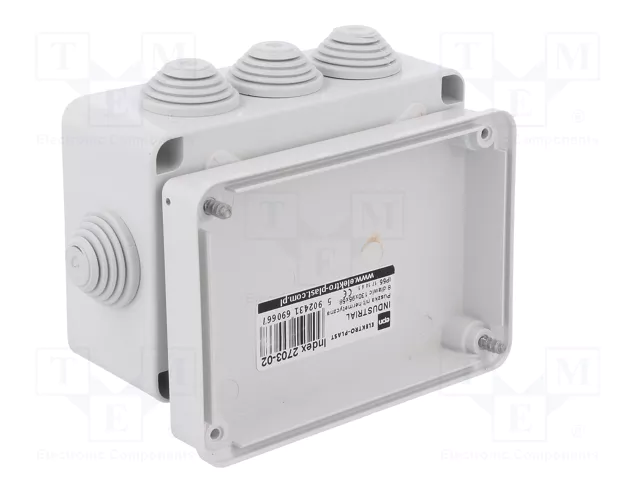 ELEKTRO-PLAST NASIELSK Caja de conexiones IP55 gris ELEKTRO-PLAST NASIELSK Caja de conexiones IP55 gris