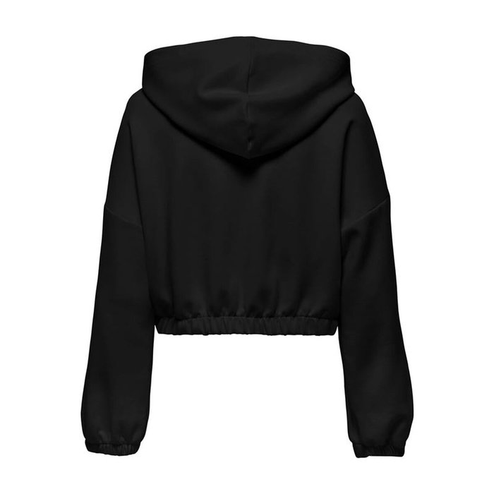 Chaqueta Only Onlscarlett Ls Elastic Zip Hood Swt Noos Negro Chaqueta Only Onlscarlett Ls Elastic Zip Hood Swt Noos Negro