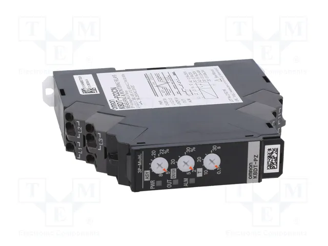 OMRON Relé de monitorización de tensión K8DT-PZ2CN 3 x 380...480V AC OMRON Relé de monitorización de tensión K8DT-PZ2CN 3 x 380...480V AC