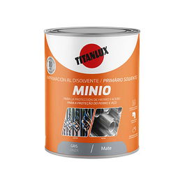 Titan Imprimación Sintética Antioxidante Minio Gris Mate 750 ml