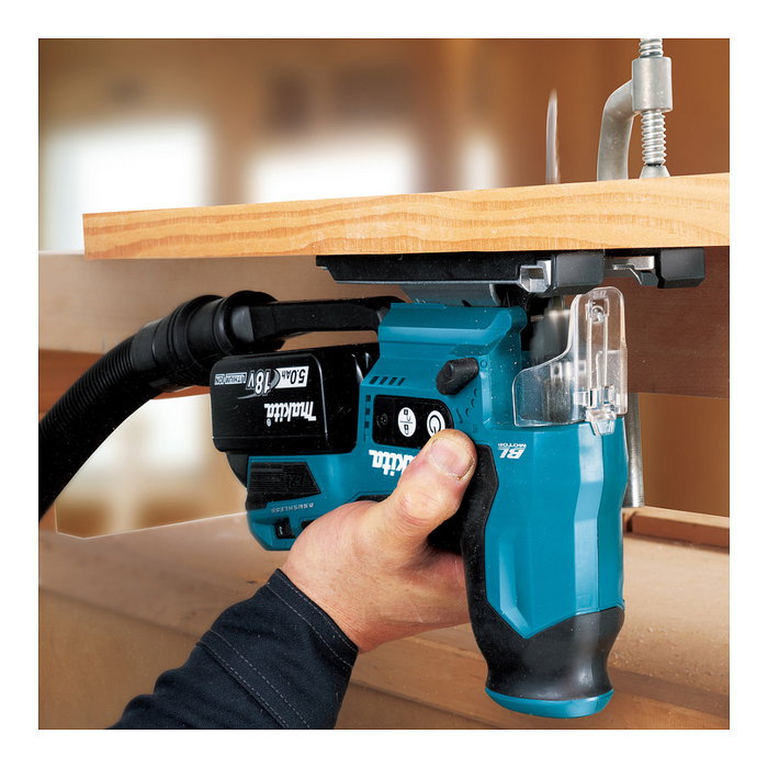 Makita DJV185RF1J Sierra de calar pendular inalámbrica con batería de 3.0 Ah Makita DJV185RF1J Sierra de calar pendular inalámbrica con batería de 3.0 Ah