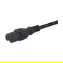 EQUIP Cable de Alimentación C14 Macho a C15 Hembra 1.8m Negro, 250V/10A, 2500W, Conector Recto, H05VV-F3G, 1 mm², Plug and Play, REACH/RoHS/VDE