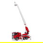 BRUDER Scania Super 560R Fire Engine, Camión de Bomberos con Escalera Giratoria, Bomba de Agua, Luz y Sonido, 1:16, Plástico