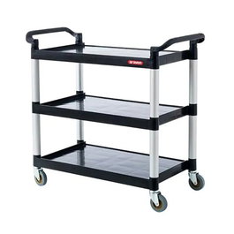 ARAVEN Carro de servicio 3 bandejas