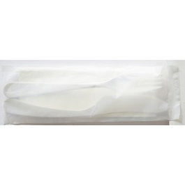 Duni Set Cubiertos Eco Enfundados C/Serv 250U - Cpla