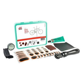 REMA Tip Top Kit Reparación Neumáticos TT 15 Big Box – Parches, Lija, Vulcanizante y Rodillo