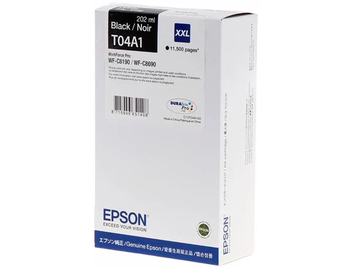 Epson T04A1 C13T04A14N Cartucho de Tinta Negro XXL
