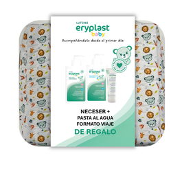 Lutsine E45 Eryplast Baby Neceser Estuche 5 piezas Champú 500 ml Loción Hidratante 500 ml Pasta al Agua 125 gr 15 gr Neceser