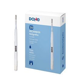 DOHE Recambio para Bolígrafo Retráctil 1,0mm Azul (Set de 20)</h1>