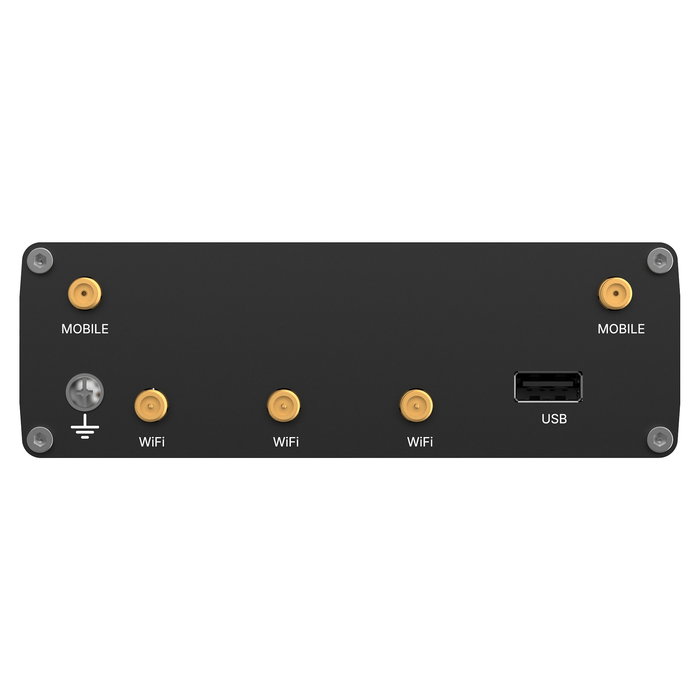 Teltonika RUTC41 Router Industrial 5G / 4G LTE, WiFi 5 Doble Banda, 5 Puertos Gigabit, Negro, 12V