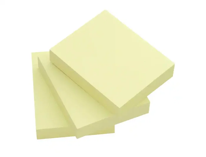 Q-connect Bloc de notas adhesivas quita y pon 38x51 mm con 100 hojas color amarillo