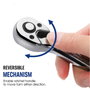 Workpro Llave de carraca 1/2 pulg, 72 dientes