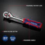 Workpro Llave de carraca 1/2 pulg, 72 dientes