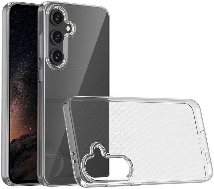 eSTUFF Funda TPU para Samsung Galaxy S24 FE 4G/5G LONDON - Transparente y Flexible, Protección Total eSTUFF Funda TPU para Samsung Galaxy S24 FE 4G/5G LONDON - Transparente y Flexible, Protección Total