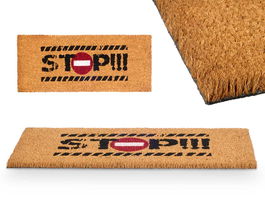 Felpudo Stop Giftdecor 25 cm x 60 cm con 60% Fibra de Coco y 40% Plástico PVC (Set de 12)