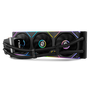 NOX Hummer M-360 LCD - Kit de Refrigeración Líquida All-in-One CPU con Pantalla LCD Extraíble, Radiador 360mm, 3 Ventiladores ARGB PWM, Negro - NXHUMMERM360LCDBK