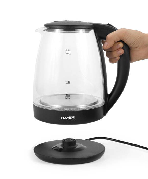 Basic Home Hervidor de Agua de Vidrio 2L 1500W
