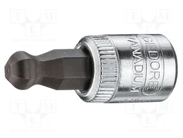 GEDORE Vaso Allen-bit HEX 6mm 1/4 pulgada