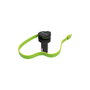 RealPower Cargador de Coche C 2400mA con 1x USB y 1x USB-C, para Encendedor de Cigarrillos, Cable de 0.58 m, Negro y Verde