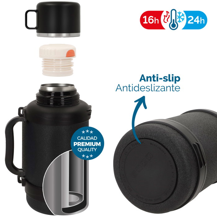 AKTIVE Termo Camping Acero Inoxidable