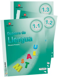 NADAL EDARCA EDITORIAL, QUADERN LLENGUA 1R.PRIMARIA. TRIMESTRAL. FEM PINYA