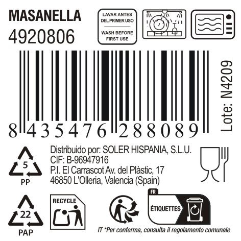 La Mediterranea Bol Masanella 650cc