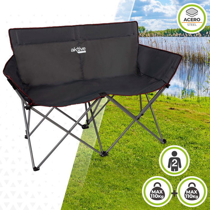 Aktive Silla de camping doble plegable