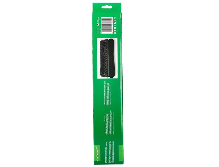 Q-connect Reposamuñecas Memory Foam para teclado Negro 460x85x25 mm Q-connect Reposamuñecas Memory Foam para teclado Negro 460x85x25 mm