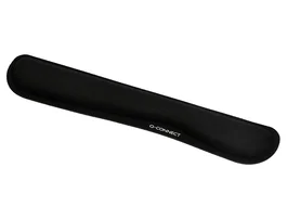 Q-connect Reposamuñecas Memory Foam para teclado Negro 460x85x25 mm
