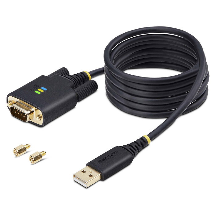 StarTech.com Cable Adaptador USB a Serie DB9 RS232 FTDI de 2m Negro