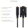 StarTech.com Cable Adaptador USB a Serie DB9 RS232 FTDI de 2m Negro
