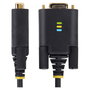 StarTech.com Cable Adaptador USB a Serie DB9 RS232 FTDI de 2m Negro