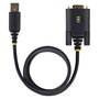 StarTech.com Cable Adaptador USB a Serie DB9 RS232 FTDI de 2m Negro