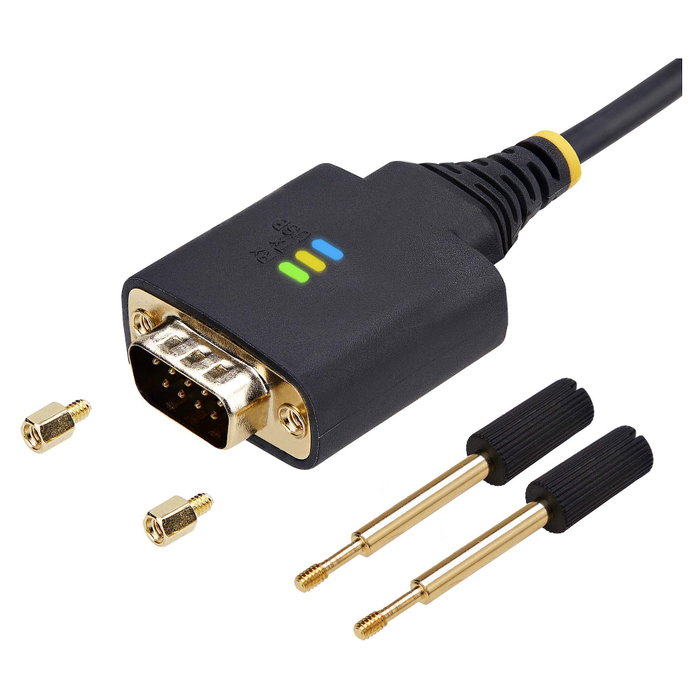 StarTech.com Cable Adaptador USB a Serie DB9 RS232 FTDI de 2m Negro