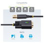 StarTech.com Cable Adaptador USB a Serie DB9 RS232 FTDI de 2m Negro