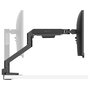 BenQ Ergo Arm BSH01 Monitorarm Universal Negro para Monitores LCD hasta 45 Pulgadas (114,3 cm), Soporte de Mesa Pinza/Atornillado, Capacidad 20 kg, 100x100 mm