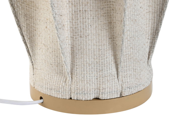DKD Home Decor Lámpara de sobremesa Lino y Cuerda Natural 25x25x60 cm DKD Home Decor Lámpara de sobremesa Lino y Cuerda Natural 25x25x60 cm