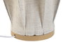 DKD Home Decor Lámpara de sobremesa Lino y Cuerda Natural 25x25x60 cm