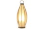 DKD Home Decor Lámpara de sobremesa Lino y Cuerda Natural 25x25x60 cm